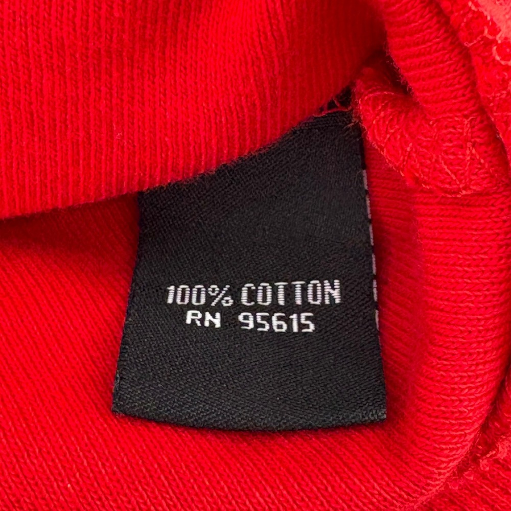 Rafaella  L Tomato Red Long Sleeve Cotton‎ Knit Button Front Cardigan Sweater - Picture 6 of 7
